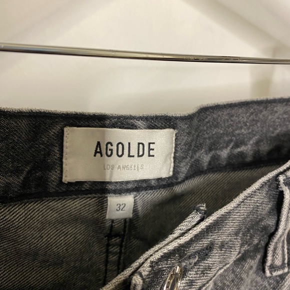 Agolde Dee Denim Shorts - Picture 7 of 8